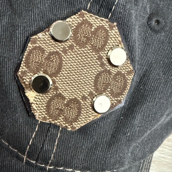 Brand new Gucci upcycled Baseball Cap - Picture 3 of 6